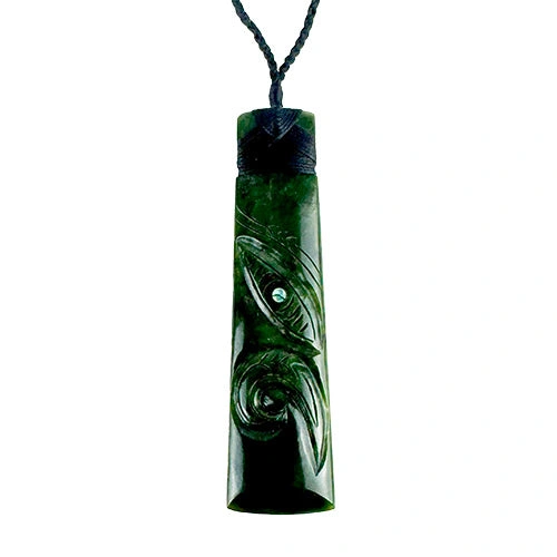 Handcrafted Pounamu Greenstone Manaia Necklace – A Touch of Ancient Power.